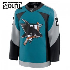 Lasten NHL San Jose Sharks Pelipaita 2025-26 Fanatics Premium William Eklund Alternate Teal